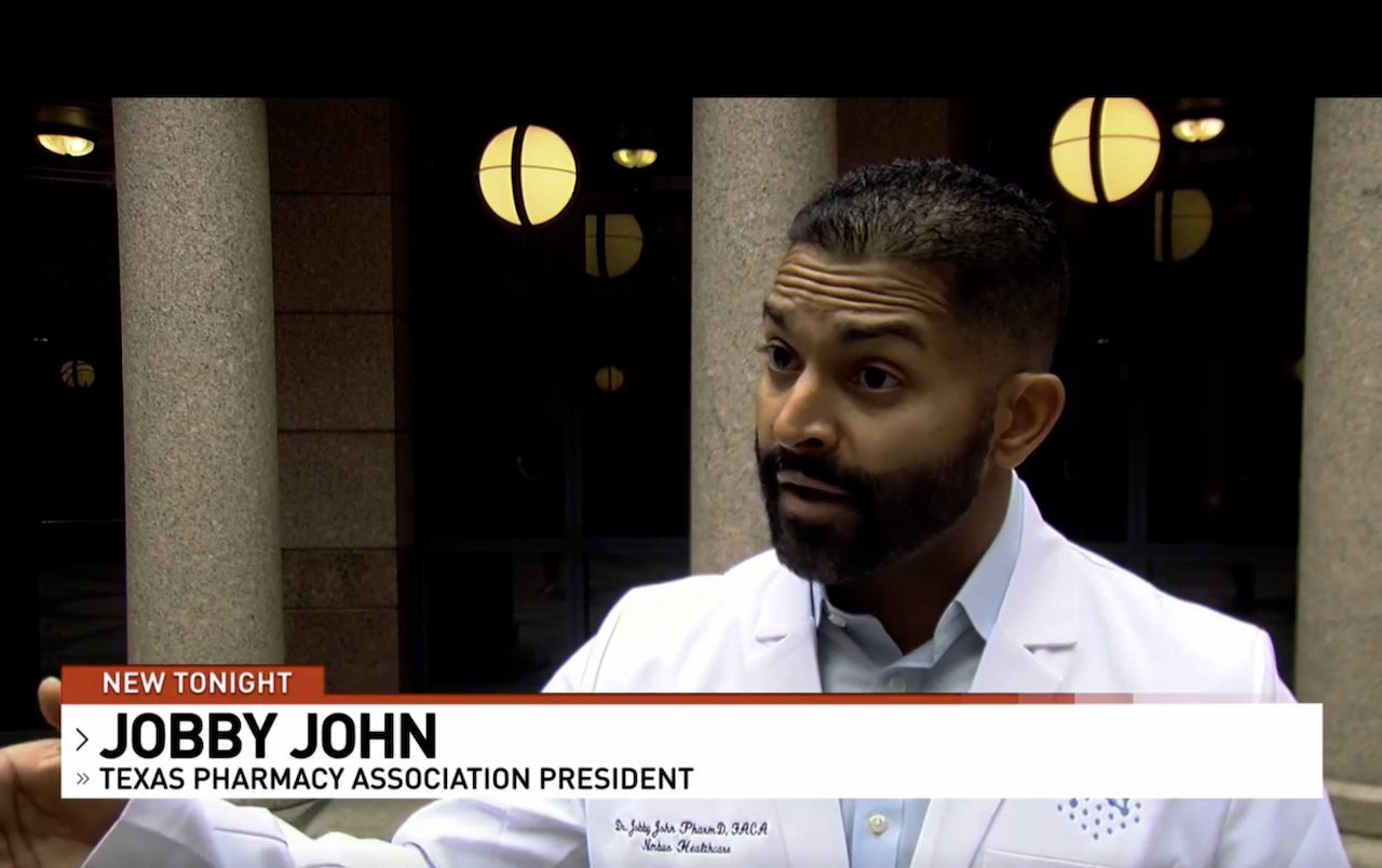 Media Coverage: TPA President advocating for SB1236 and pharmacy reform